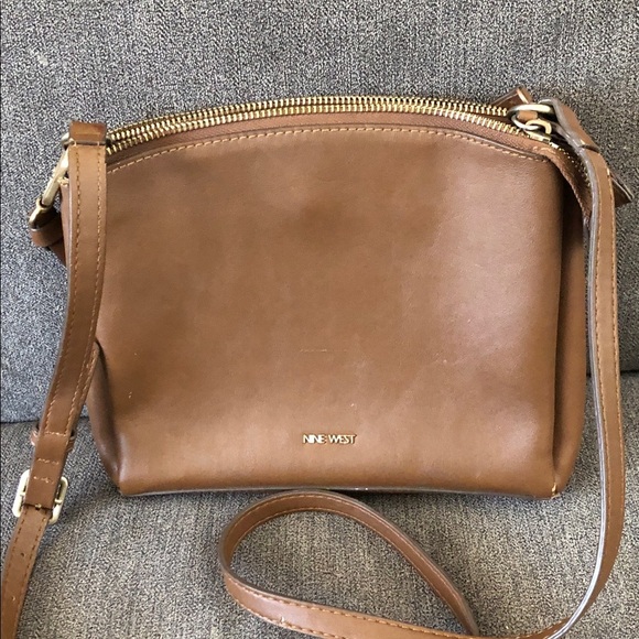 Nine West Brown Crossbody Bag - Picture 1 of 4